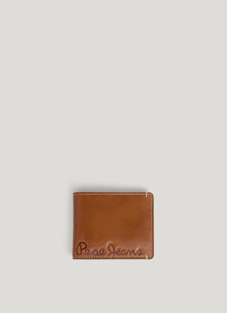 Pepe Jeans billfold leather wallet