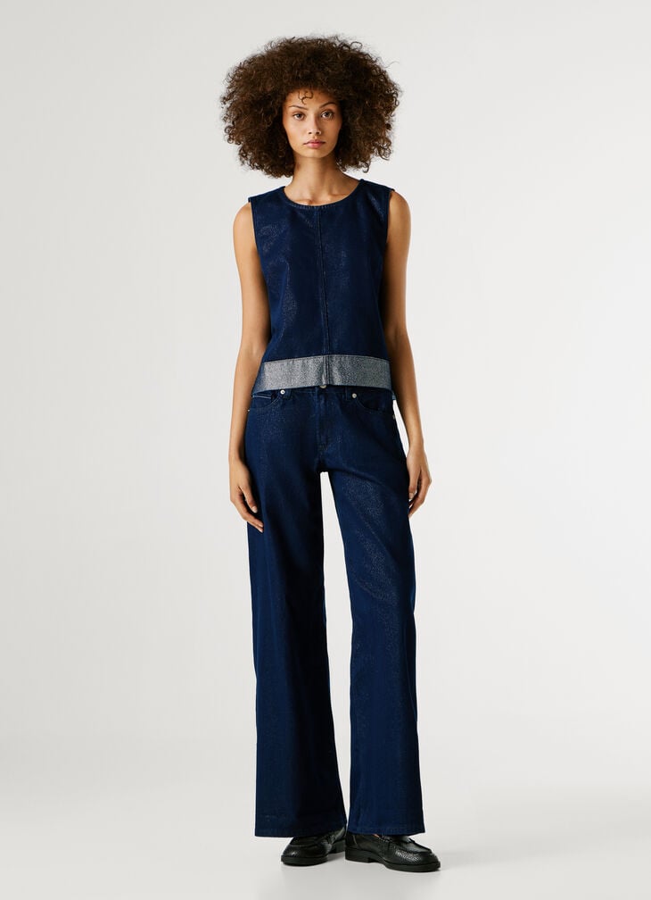 Pepe Jeans Boxy Fit Denim Top