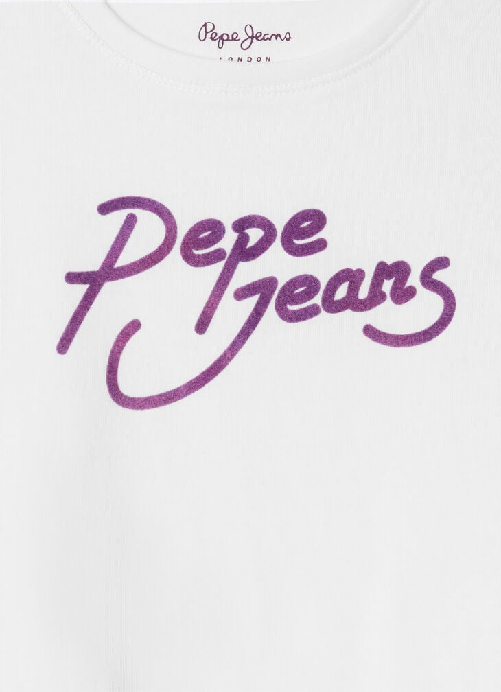 Pepe Jeans Boxy Fit Logo Print T-shirt
