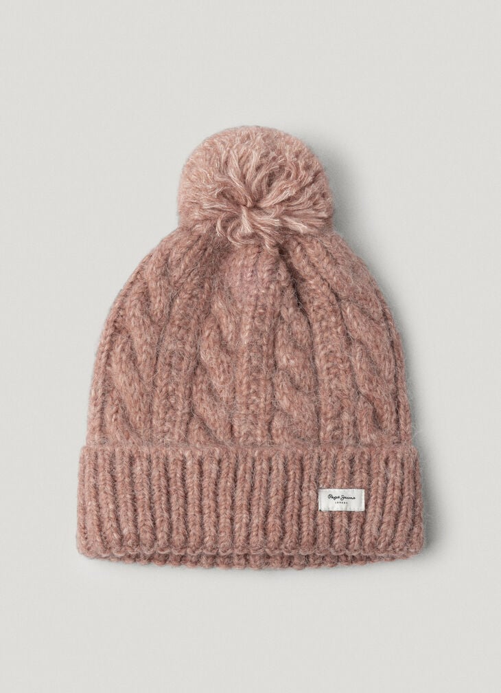 Pepe Jeans cable knit hat