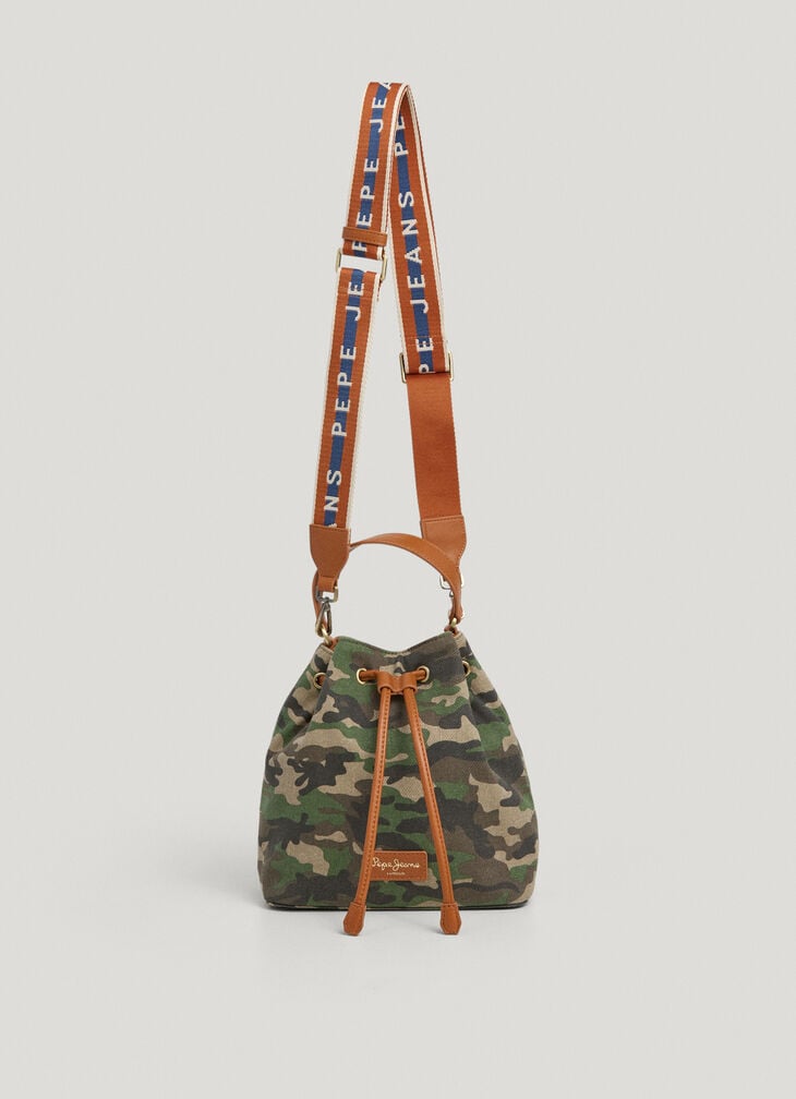 Pepe Jeans Camouflage Bucket Bag