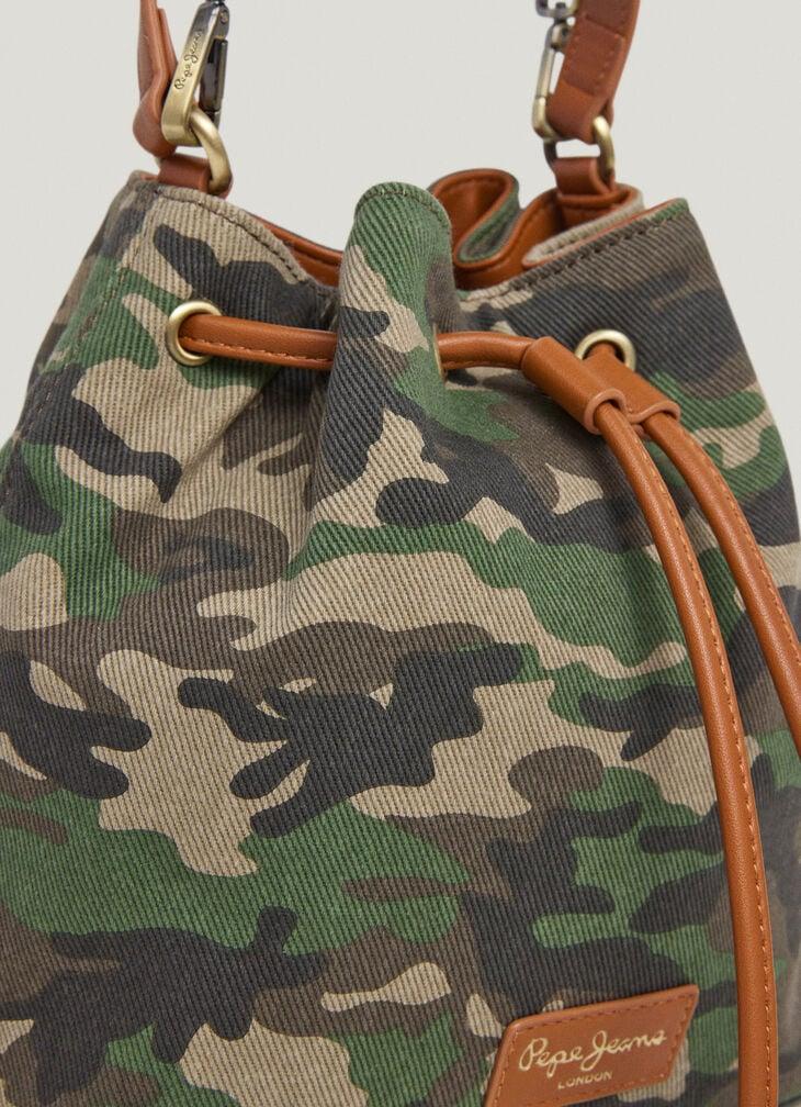 Pepe Jeans Camouflage Bucket Bag