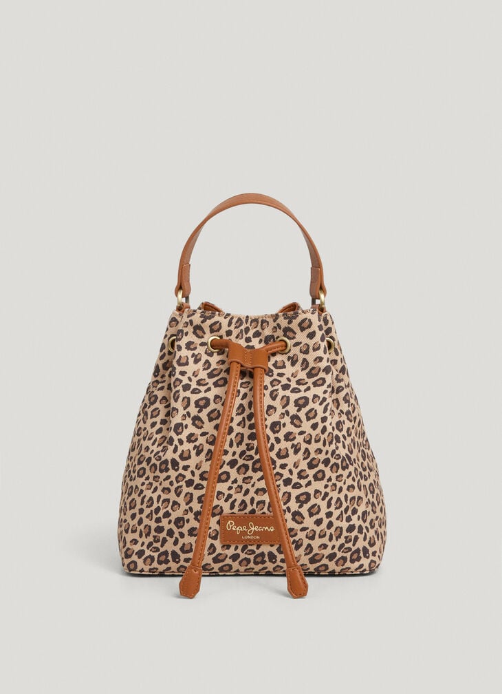Pepe Jeans camouflage bucket bag