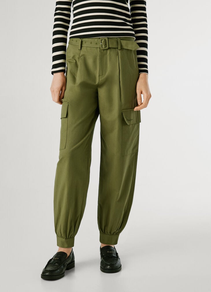 Pepe Jeans Cargo Trousers With Belt