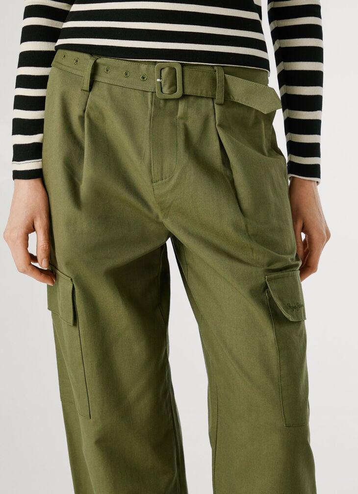 Pepe Jeans Cargo Trousers With Belt