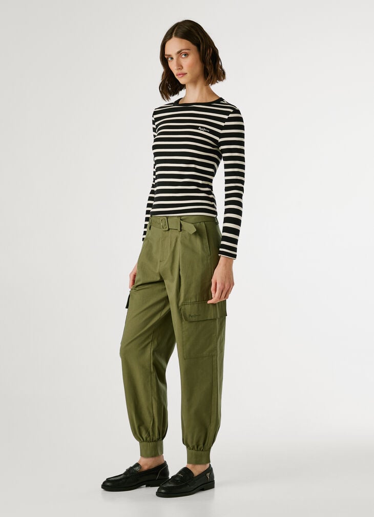 Pepe Jeans Cargo Trousers With Belt