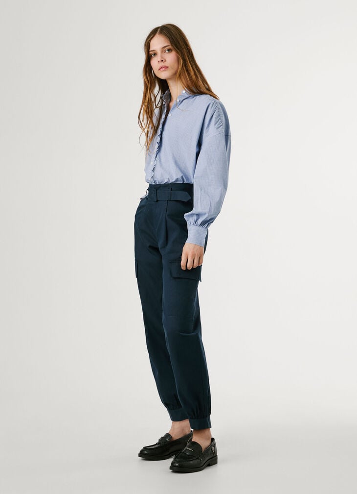 Pepe Jeans Cargo Trousers With Belt
