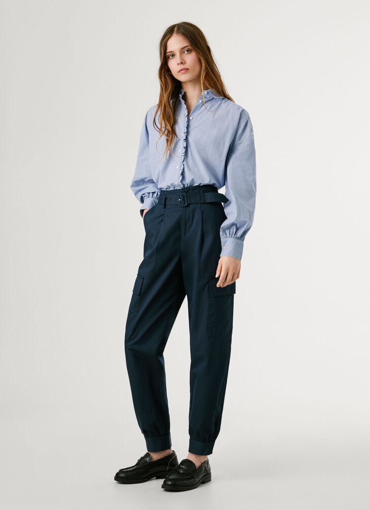 Pepe Jeans Cargo Trousers With Belt