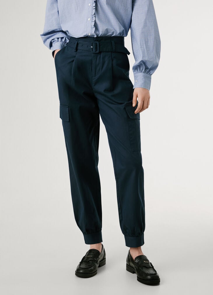 Pepe Jeans Cargo Trousers With Belt