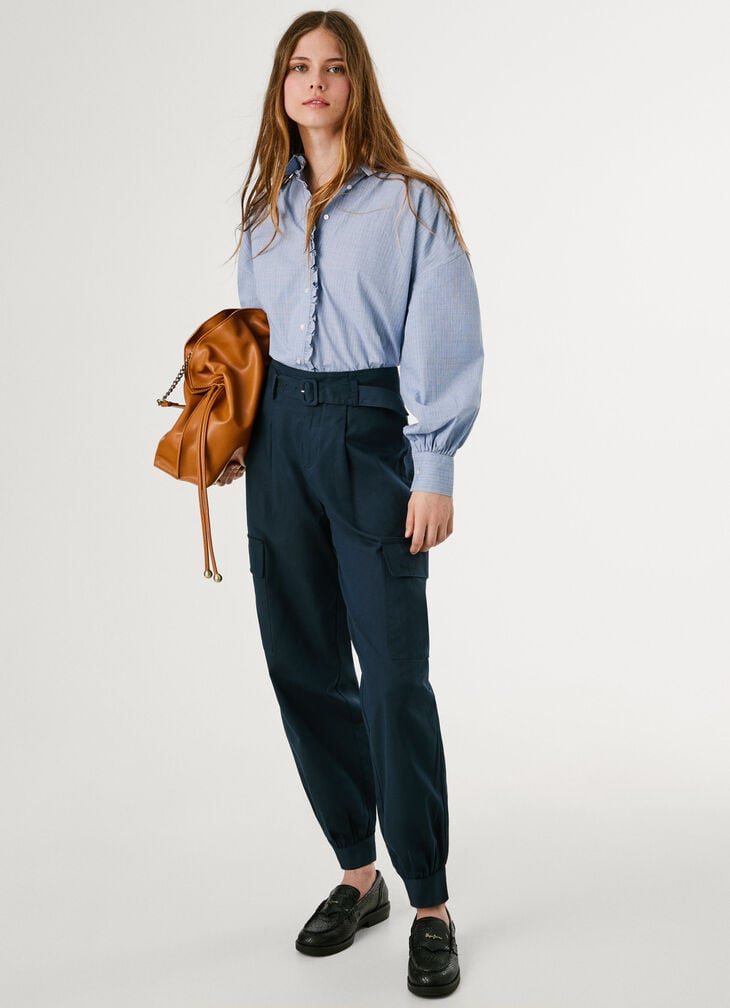 Pepe Jeans cargo trousers with belt