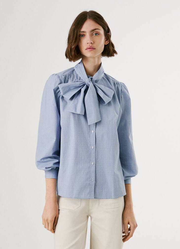 Pepe Jeans Checked Poplin Blouse