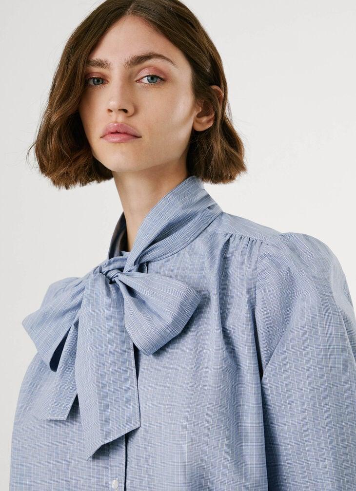 Pepe Jeans Checked Poplin Blouse