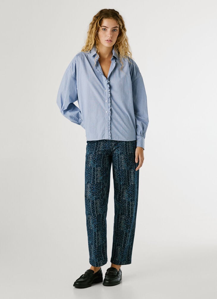 Pepe Jeans Checked Poplin Blouse