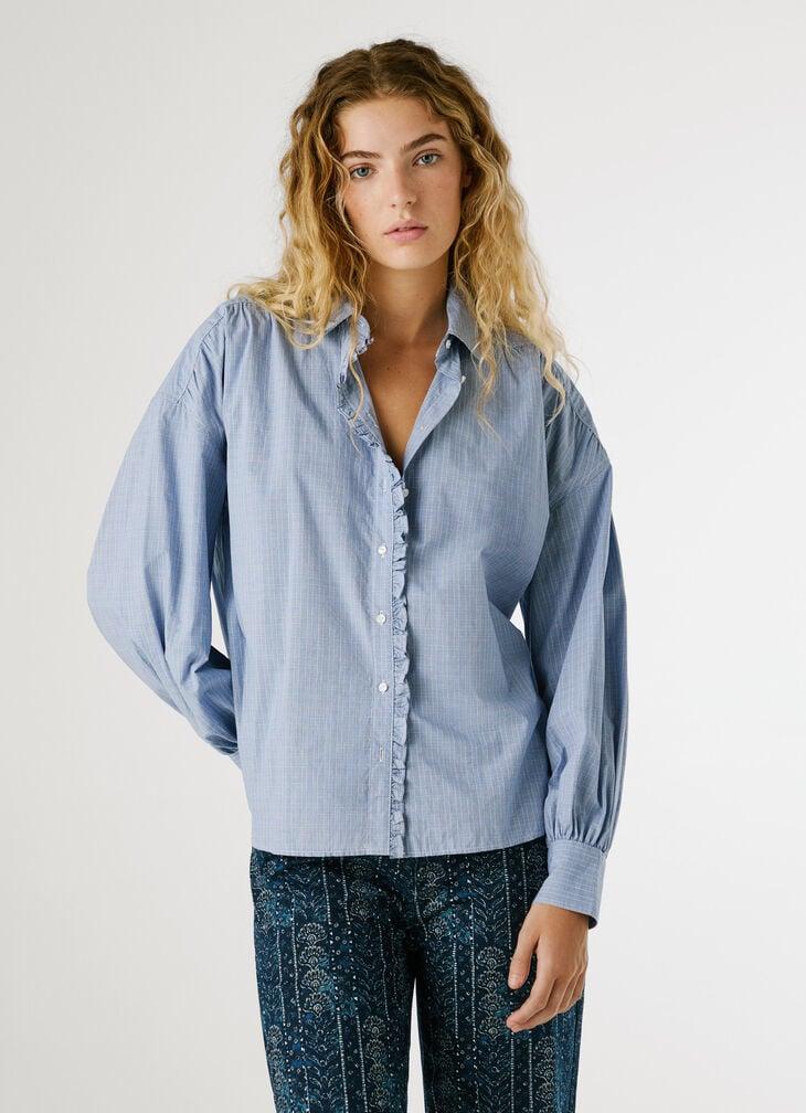 Pepe Jeans Checked Poplin Blouse