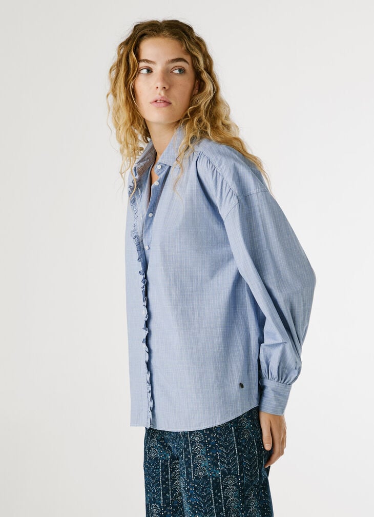Pepe Jeans Checked Poplin Blouse