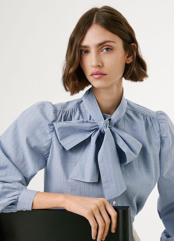 Pepe Jeans checked poplin blouse