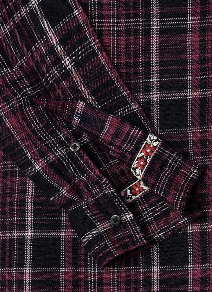 Pepe Jeans Checked Print Mini Dress