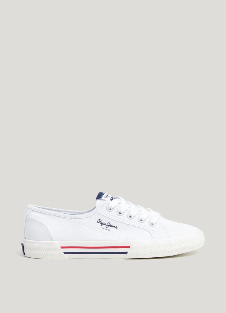 Pepe Jeans classic twill trainers
