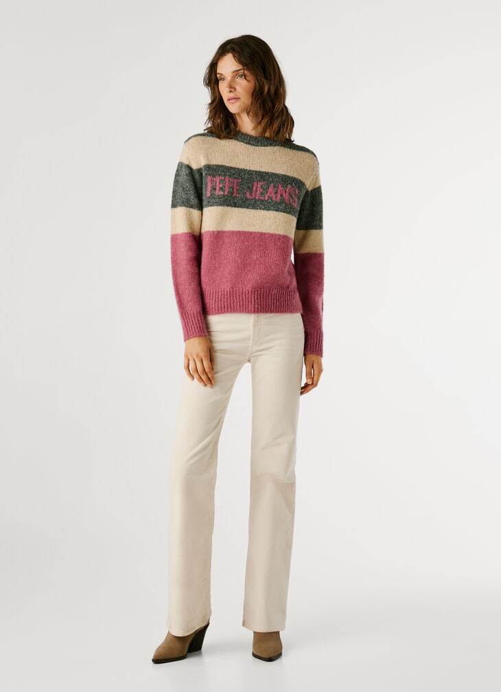 Pepe Jeans Color Block Knit Jumper