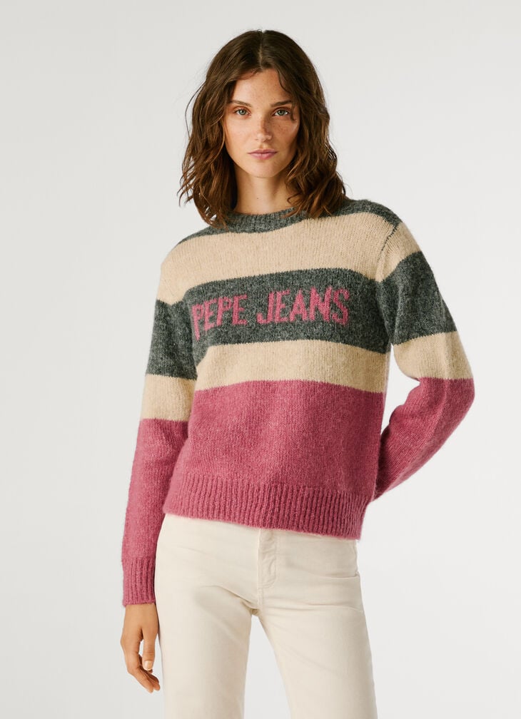 Pepe Jeans Color Block Knit Jumper