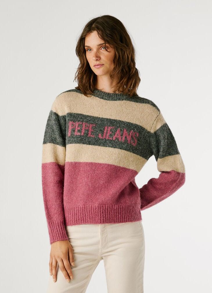 Pepe Jeans Color Block Knit Jumper