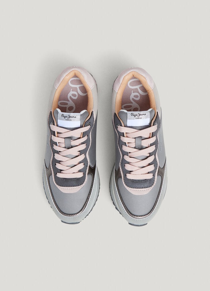 Pepe Jeans Combined Platform Trainers