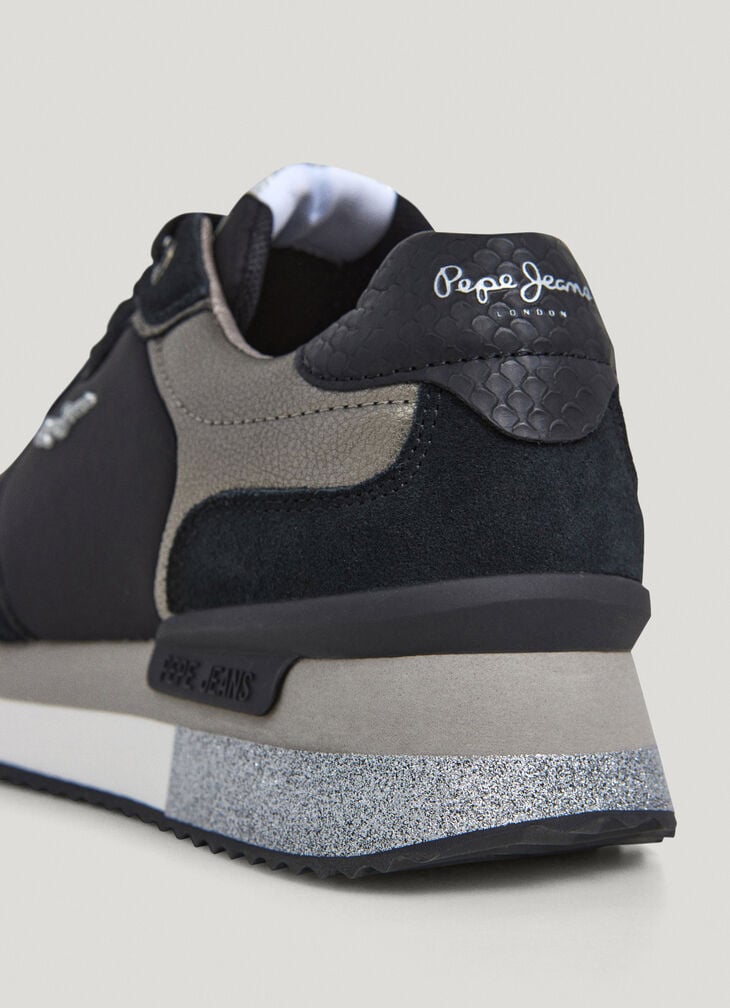 Pepe Jeans Combined Platform Trainers