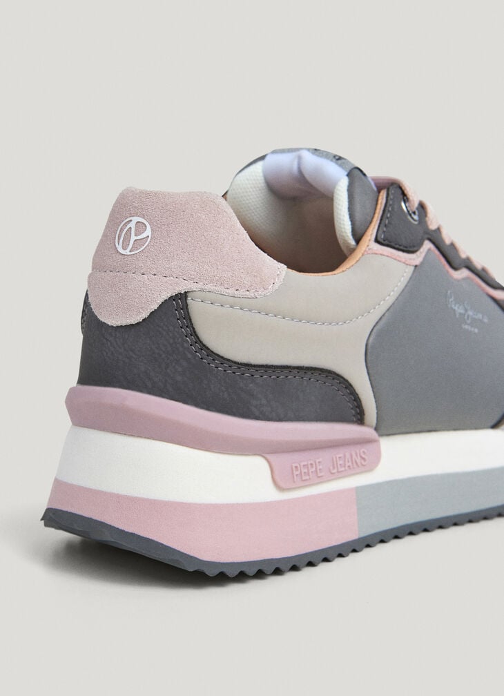 Pepe Jeans Combined Platform Trainers