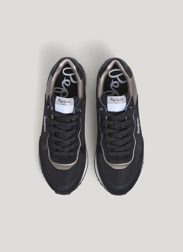 Pepe Jeans Combined Platform Trainers