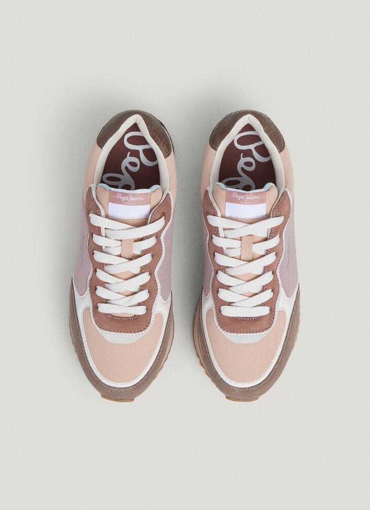 Pepe Jeans Combined Platform Trainers