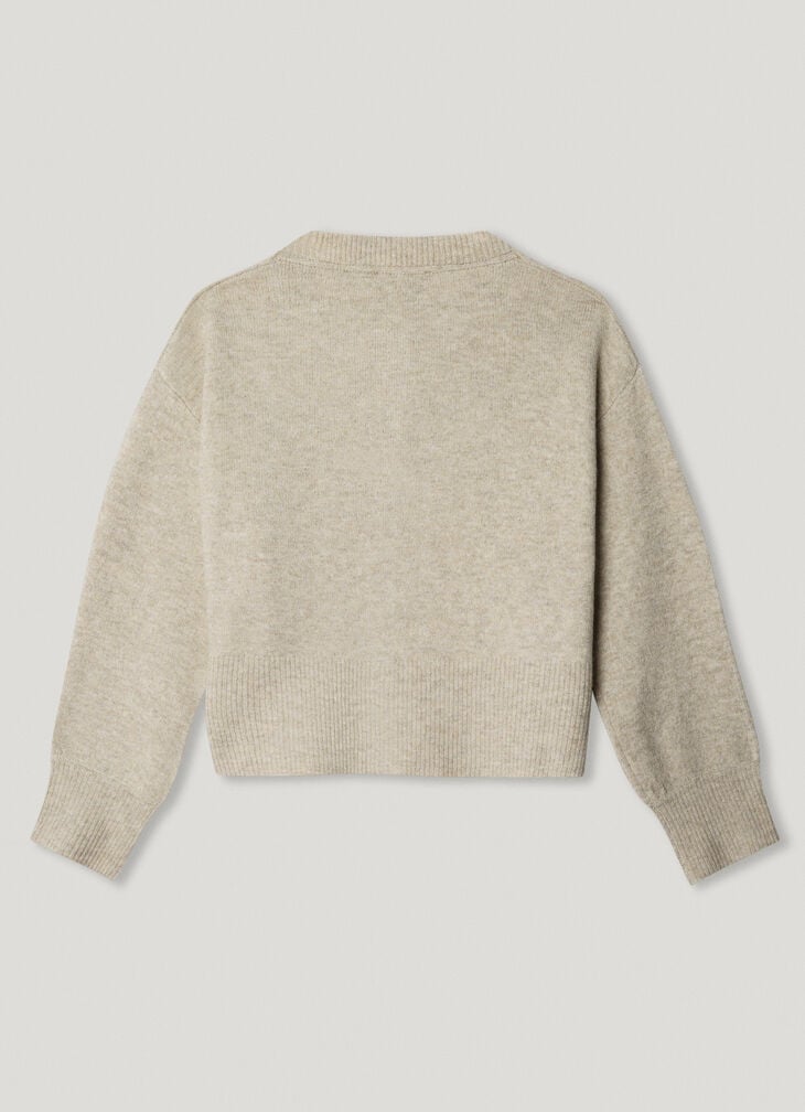 Pepe Jeans Crew Neck Knit Cardigan