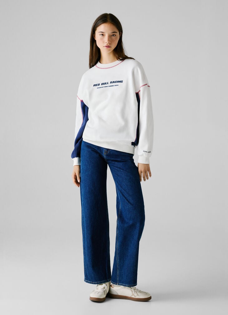 Pepe Jeans Crew Neck Logo Sweatshirt
