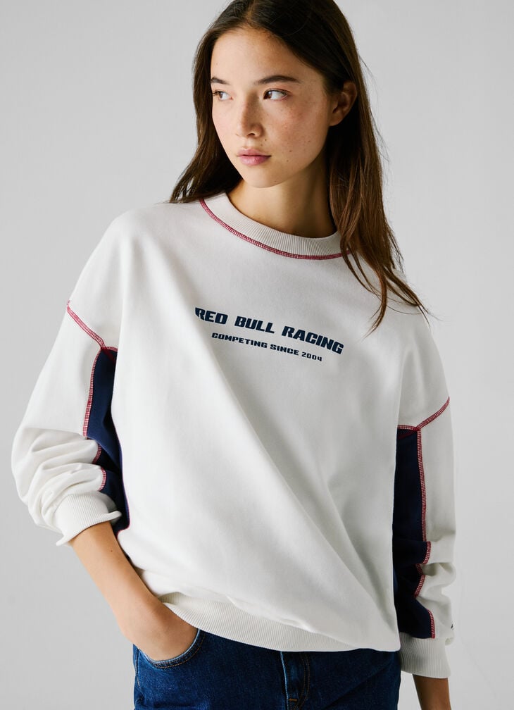 Pepe Jeans crew neck logo sweatshirt