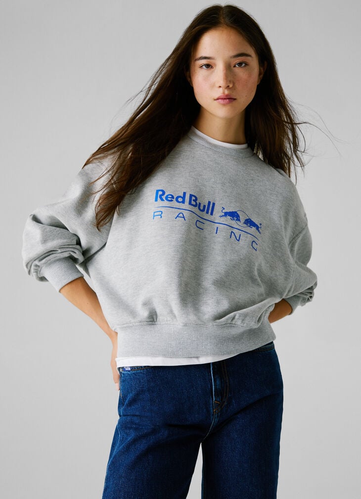 Pepe Jeans crew neck logo sweatshirt