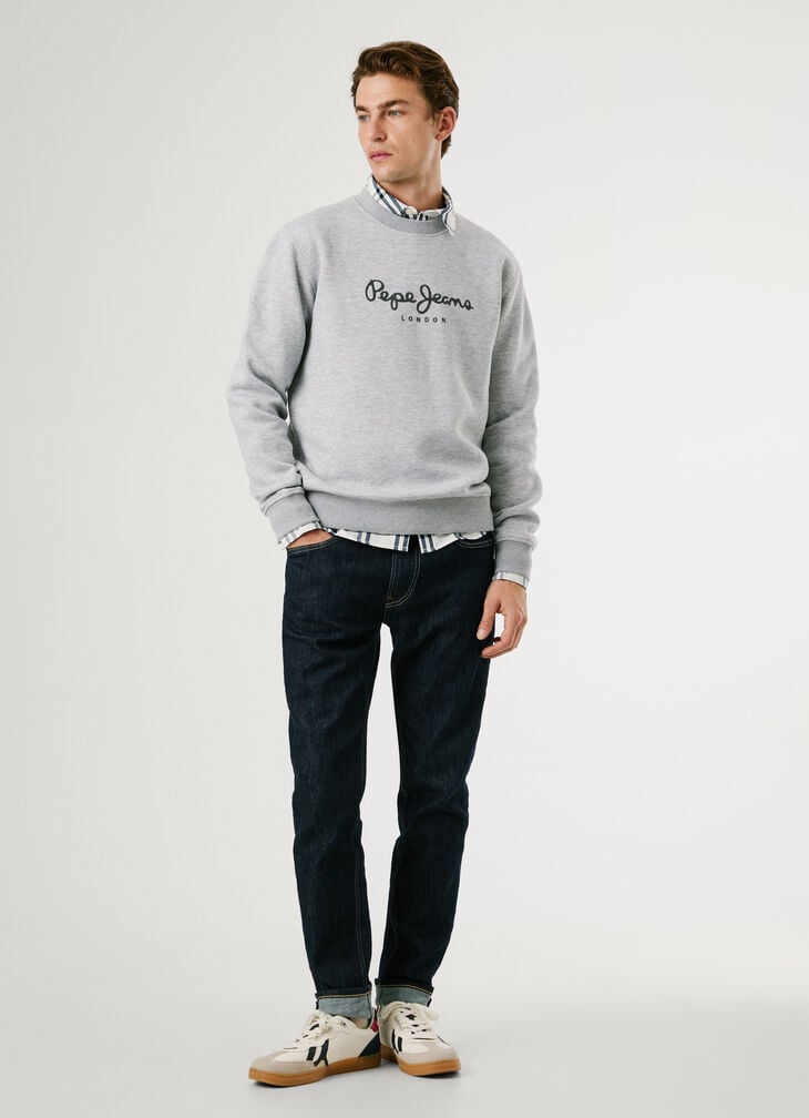 Pepe Jeans Crew Neck Logo Sweatshirt