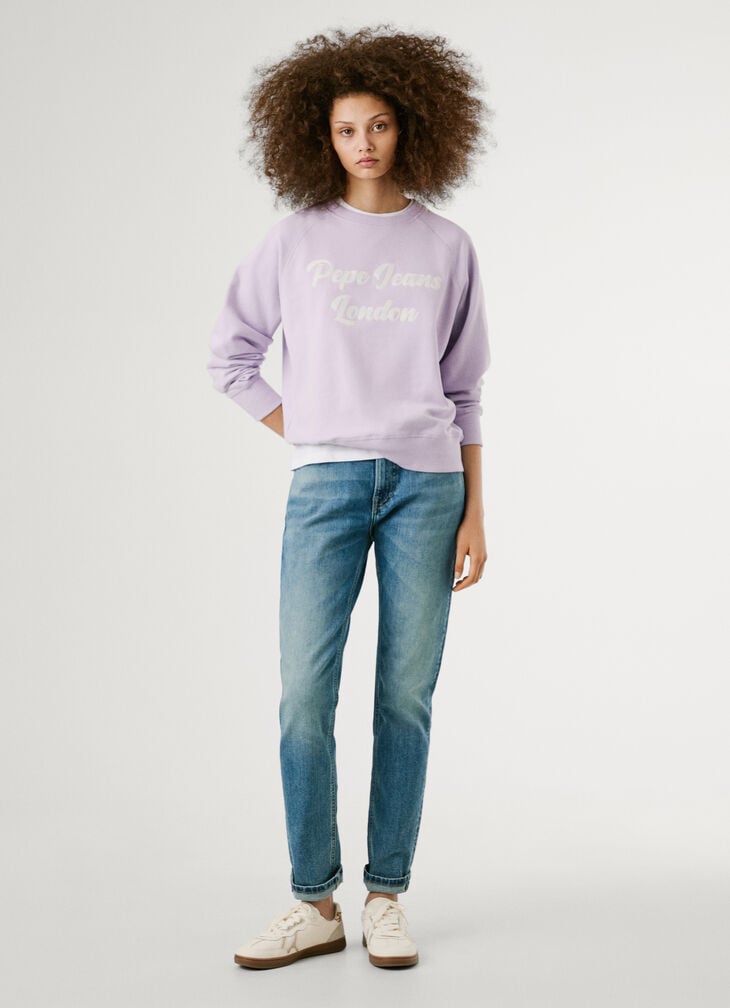Pepe Jeans Crew Neck Logo Sweatshirt