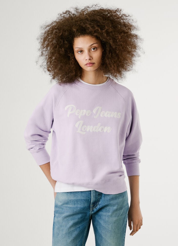 Pepe Jeans Crew Neck Logo Sweatshirt