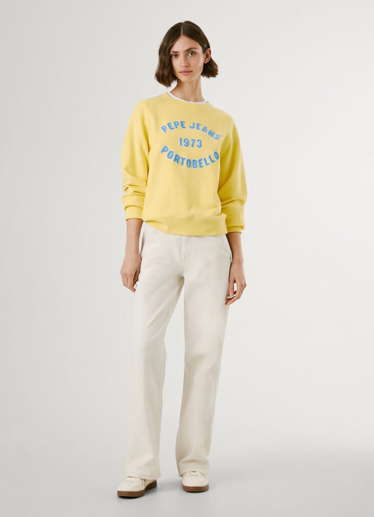 Pepe Jeans Crew Neck Logo Sweatshirt