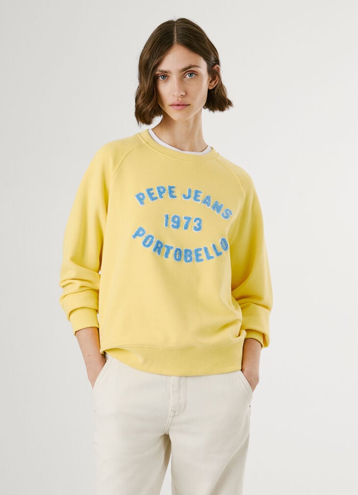 Pepe Jeans Crew Neck Logo Sweatshirt