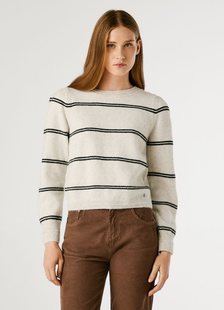 Pepe Jeans Crew Neck Striped Jumper