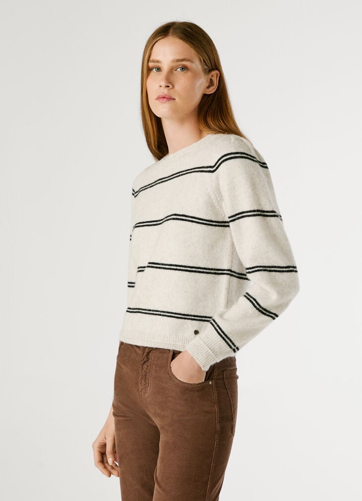 Pepe Jeans Crew Neck Striped Jumper