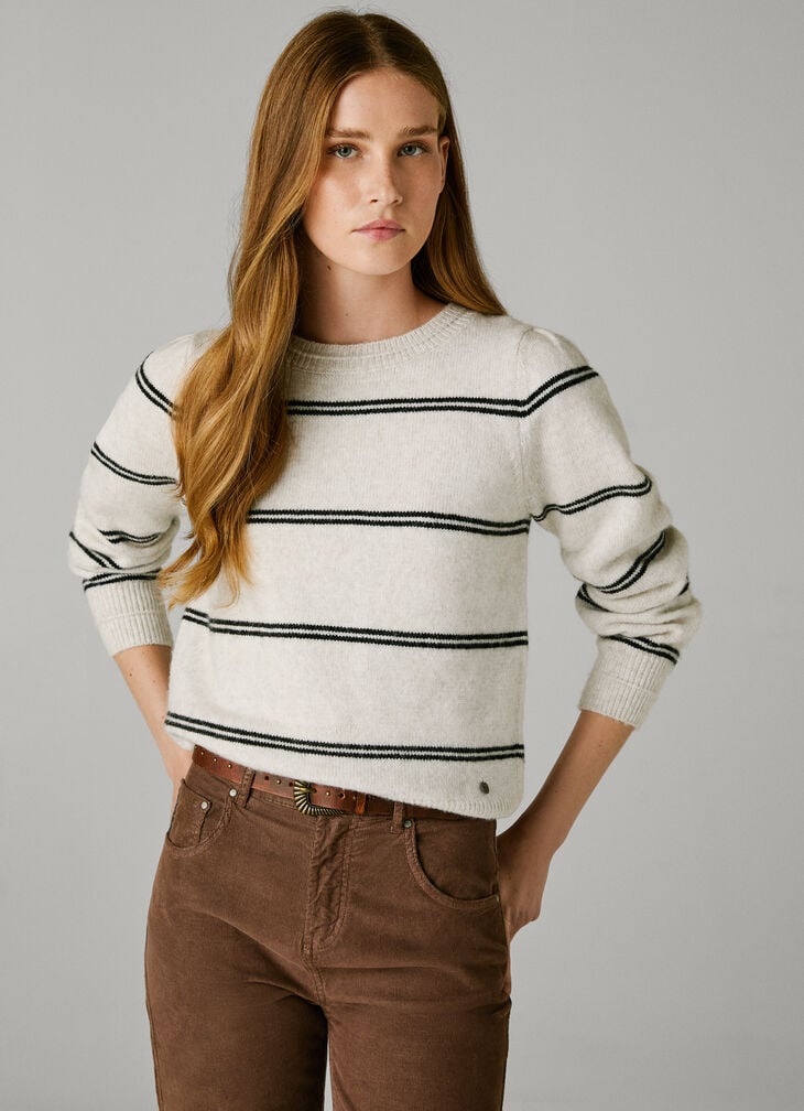 Pepe Jeans crew neck striped jumper