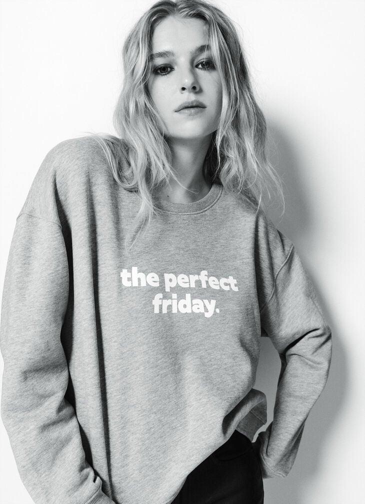 Pepe Jeans crew neck sweatshirt with printed text