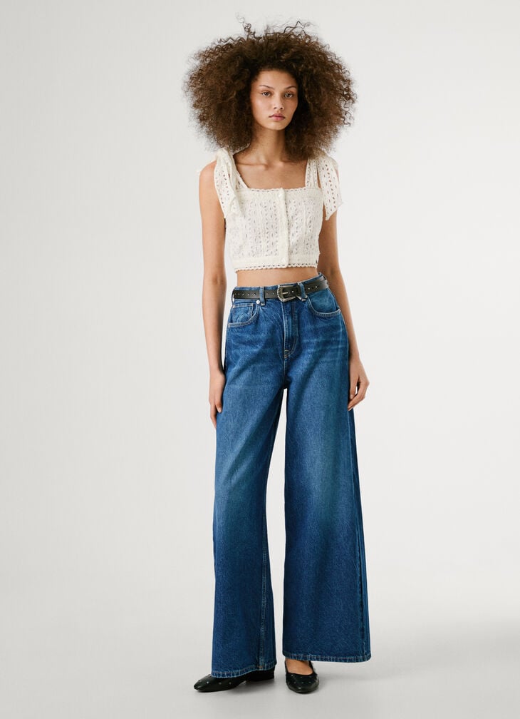 Pepe Jeans Cropped Strappy Top
