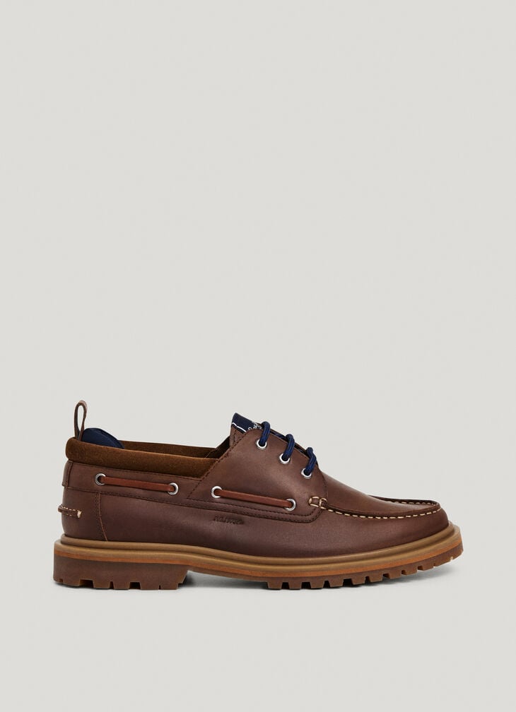 Pepe Jeans deck shoes in leather