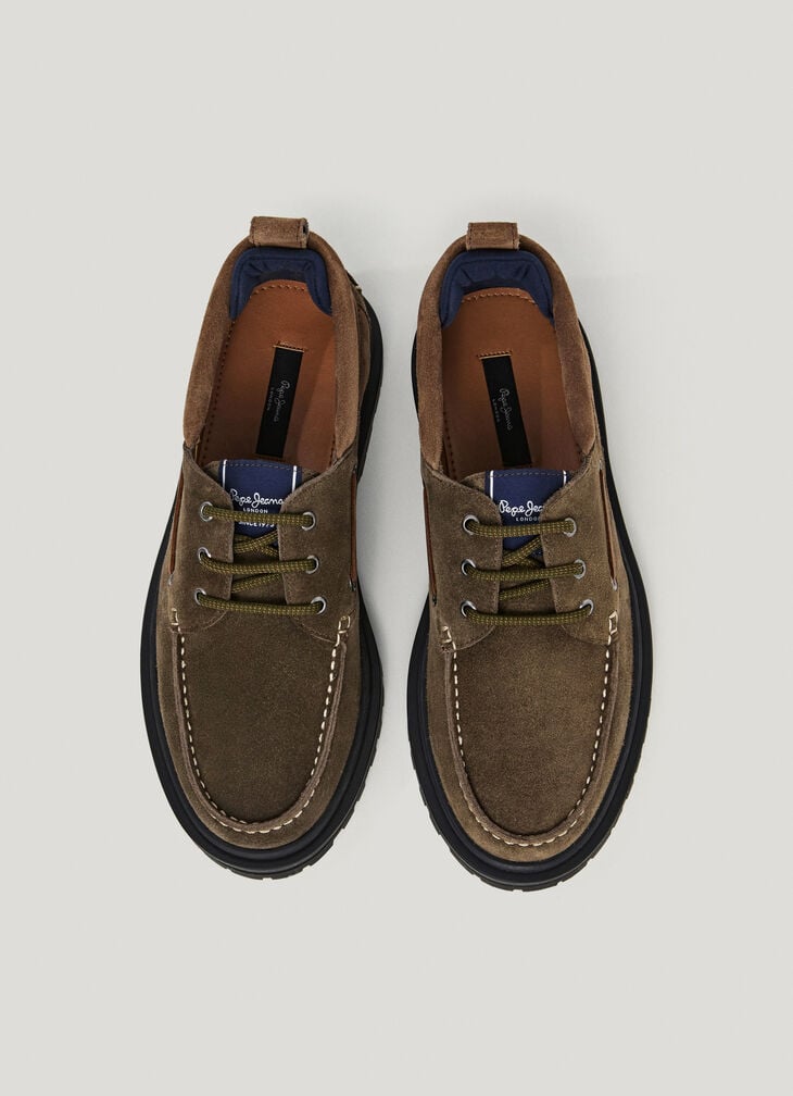 Pepe Jeans Deck Shoes In Suede