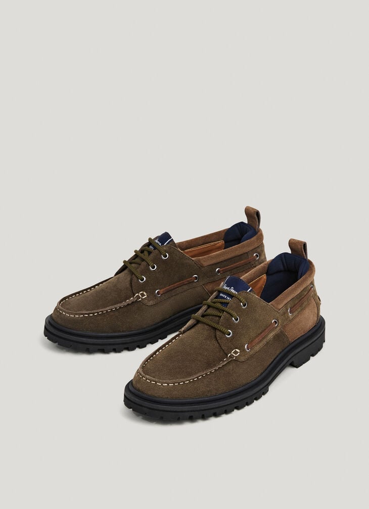 Pepe Jeans Deck Shoes In Suede