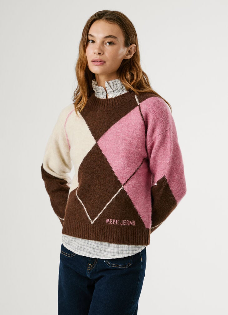 Pepe Jeans Diamond Knit Jumper