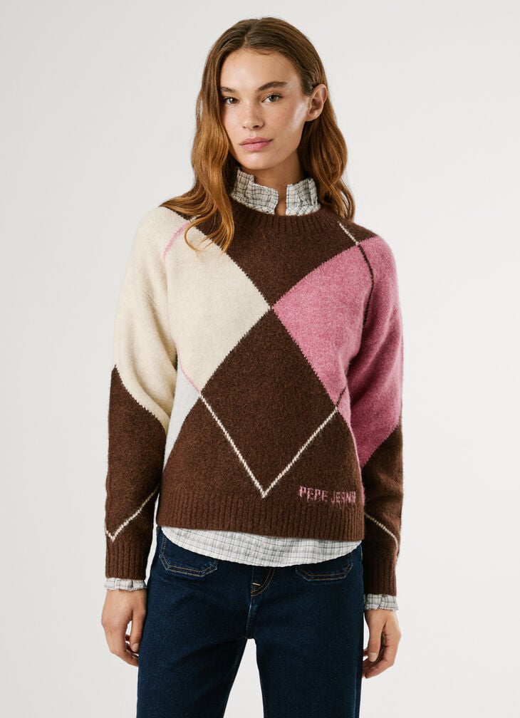 Pepe Jeans Diamond Knit Jumper