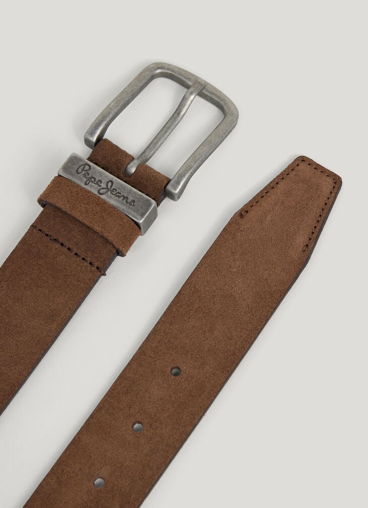 Pepe Jeans Double Loop Suede Belt